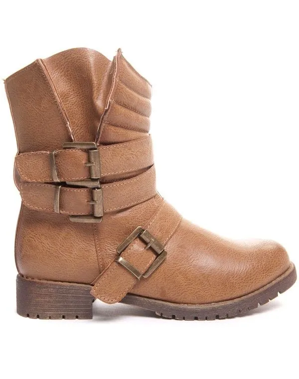 Botte camel avec trois boucles
