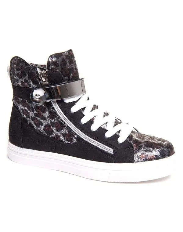 Chaussures femme Findlay: Basket noire urbaine