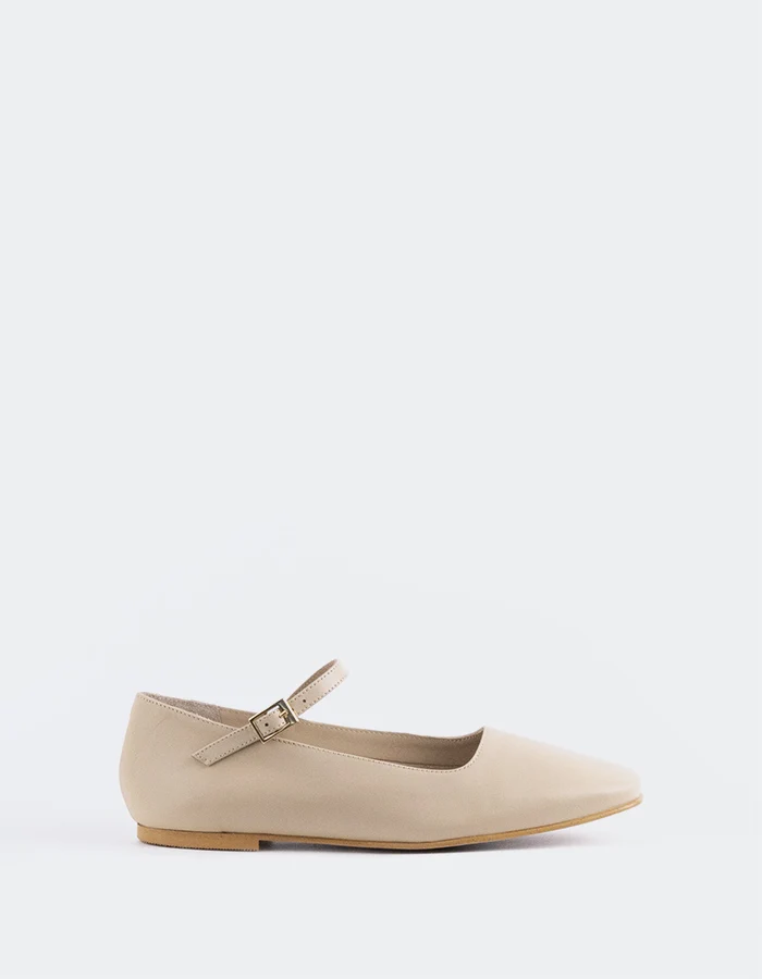 Reubena Nude Leather
