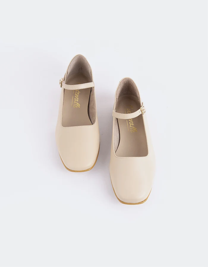 Reubena Nude Leather