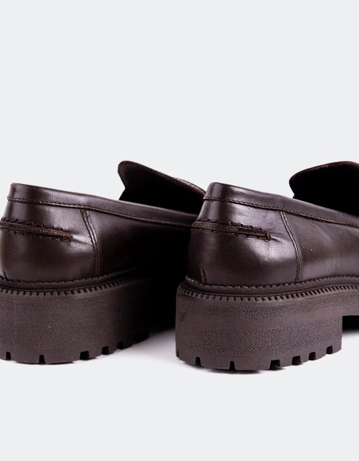 Zhary Brown Leather