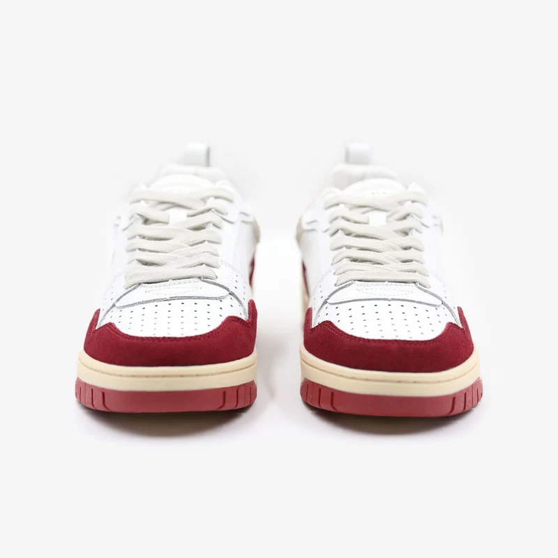 Sneaker Vernaz bicolore rouge
