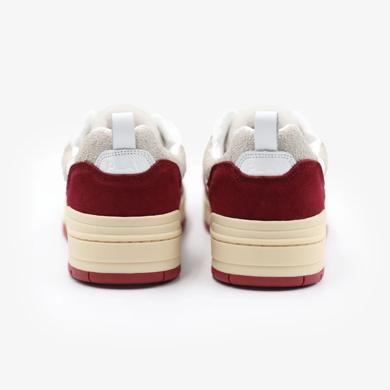 Sneaker Vernaz bicolore rouge