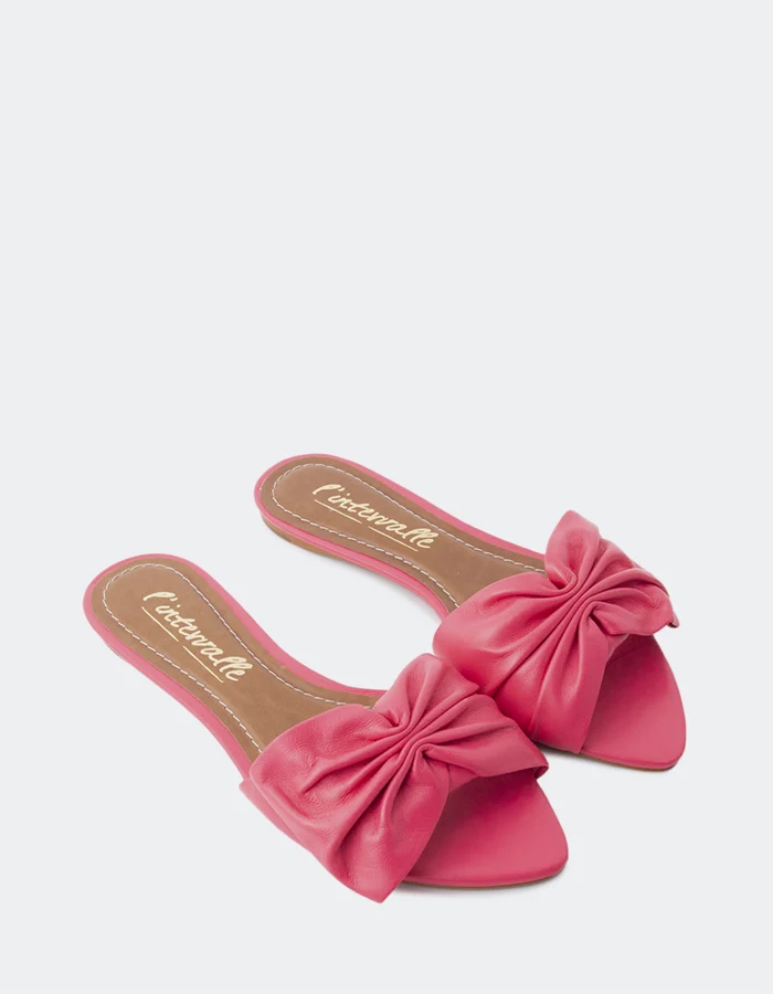 Martinique Fuschia Leather