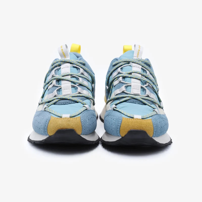 Sneakers Appolo bleu ciel jaune et gris