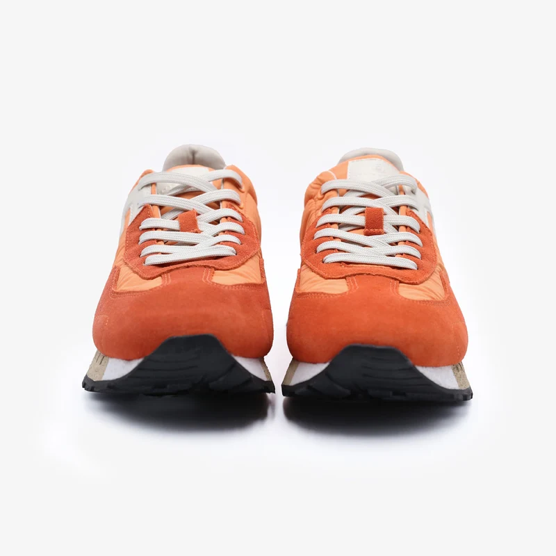 Sneakers Nances orange et beige