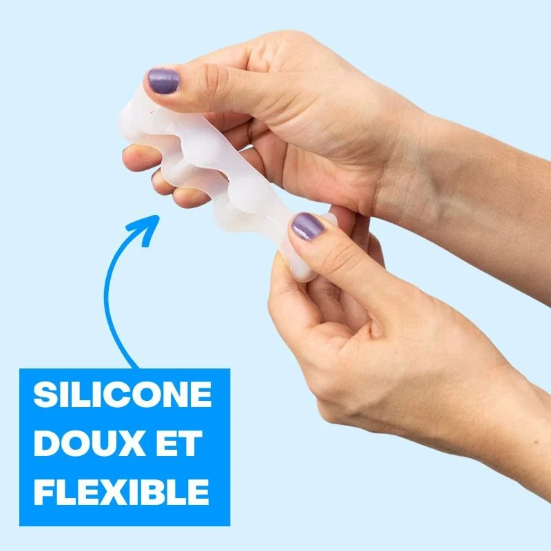 Séparateur d’Orteils Silicone Confortable