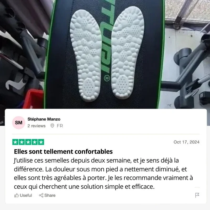 Semelles Orthopédiques - Soutien 4D Anti Douleur