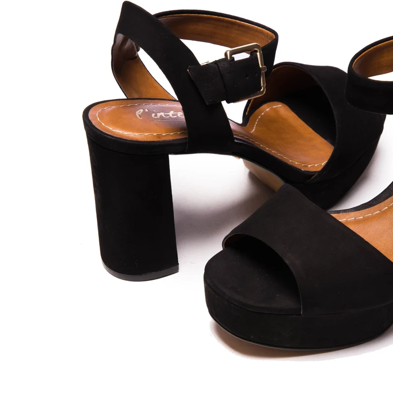 Lelia Black Nubuck