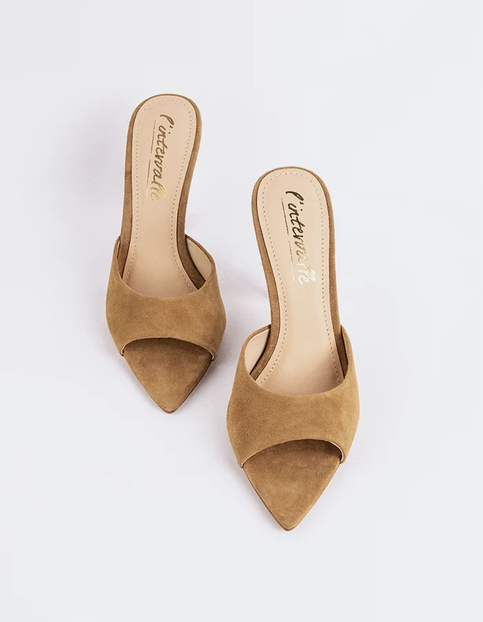Thelma Camel Suede