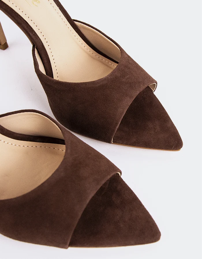 Thelma Brown Suede