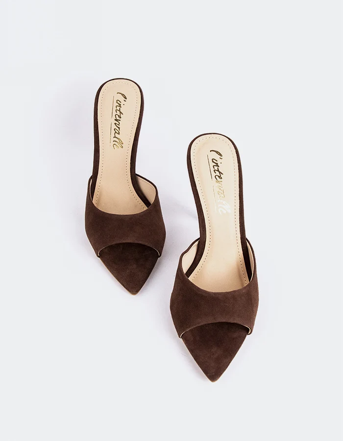 Thelma Brown Suede