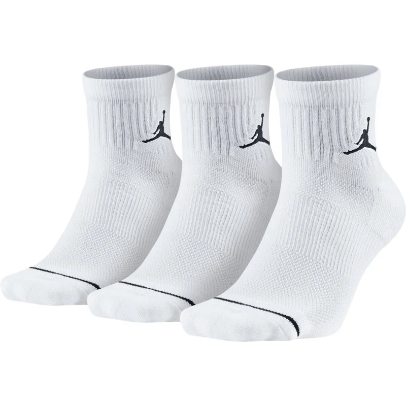 CHAUSSETTES BASSES JORDAN - WHT/BLK