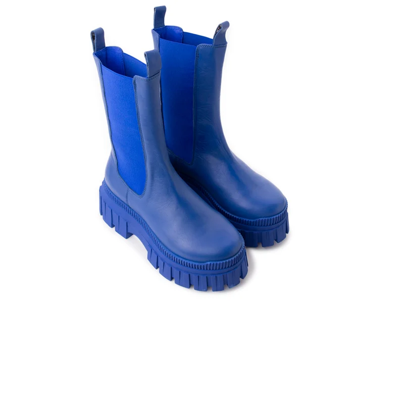 Goyle Blue Leather