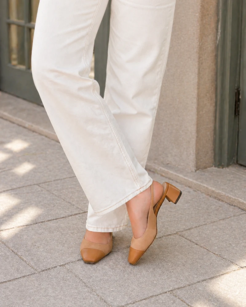 Marieliz Camel Suede