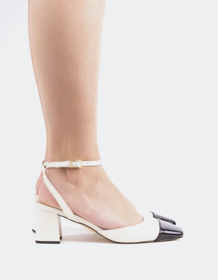 Ziana Off White Leather