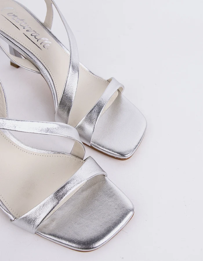 Jaycie Silver Leather