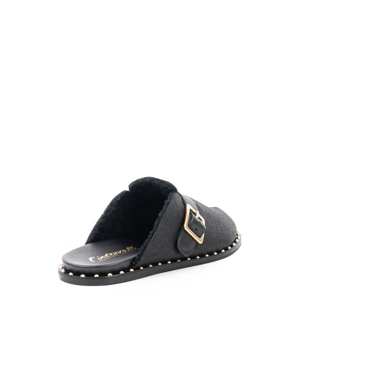 Cozy Black Leather
