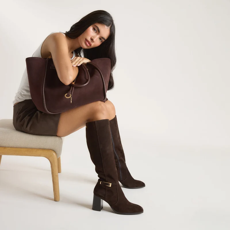 Botte haute Ivy - Chocolat