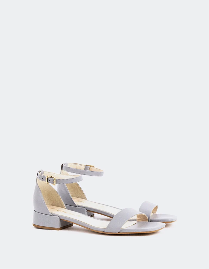 Yanna Light Blue Leather