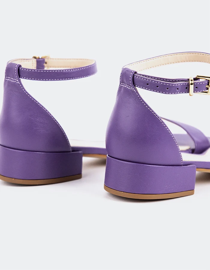 Yanna Purple Leather