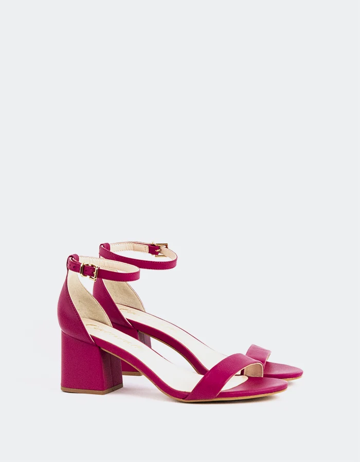 Karissa Fuchsia Leather