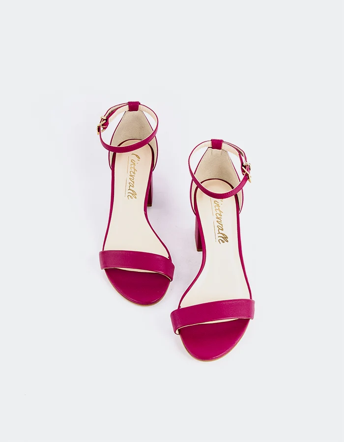 Karissa Fuchsia Leather