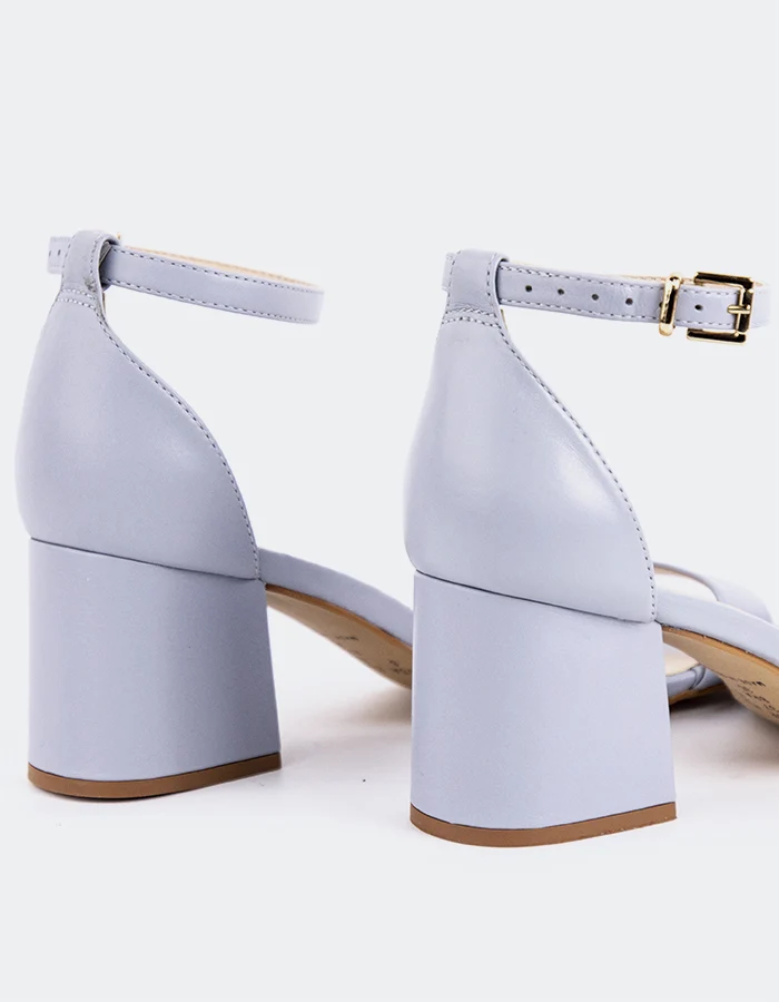 Karissa Light Blue Leather