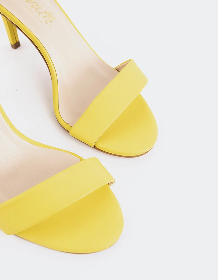 Maryah Yellow Leather