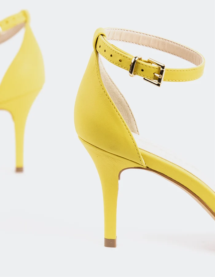 Maryah Yellow Leather