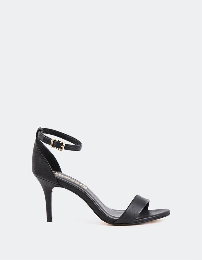 Maryah Black Leather