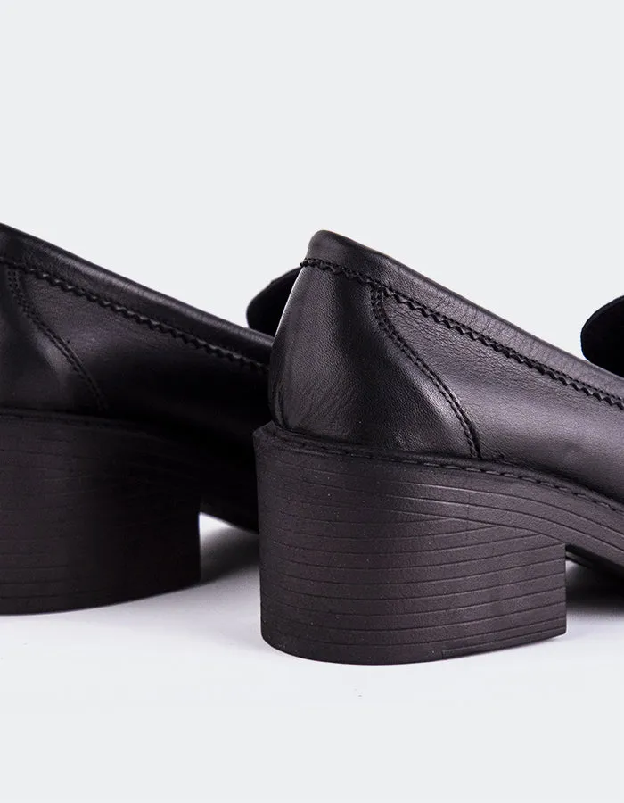 Edessa Black Leather