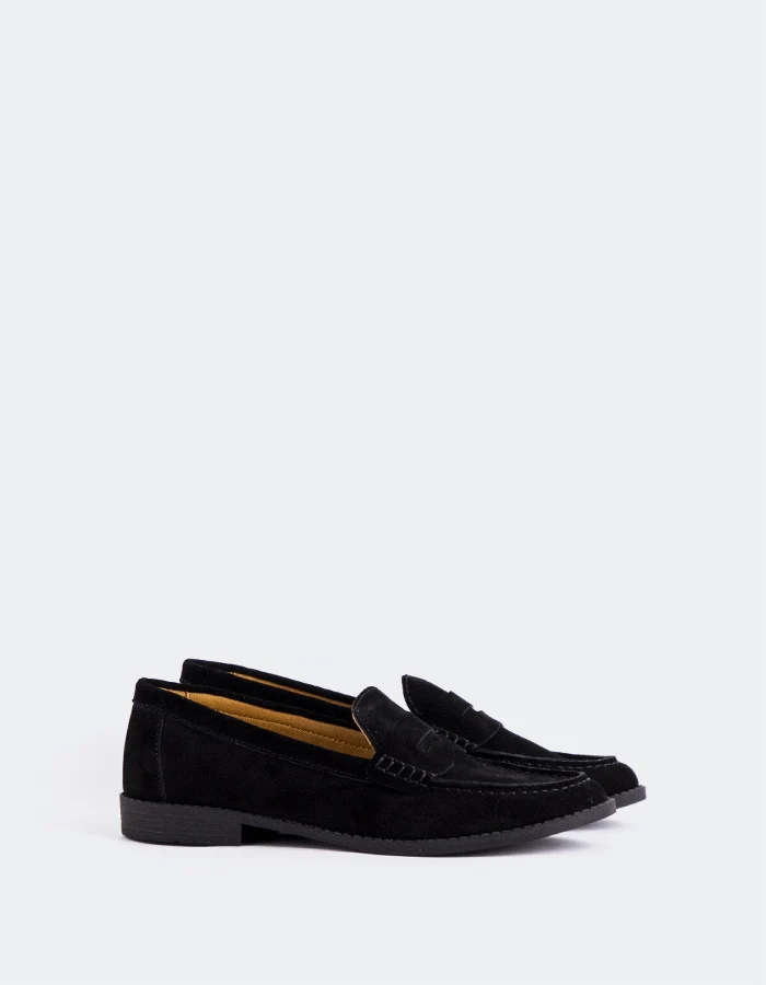 Lettine Black Suede