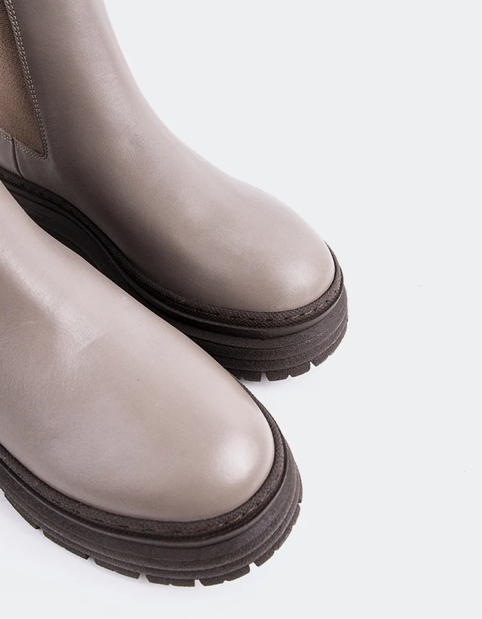 Lysandre Taupe Leather