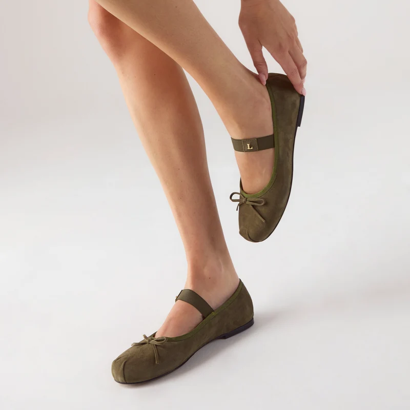 Ballerines Juna - Olive