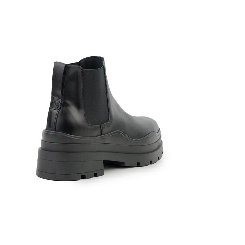 Deauville Black Leather