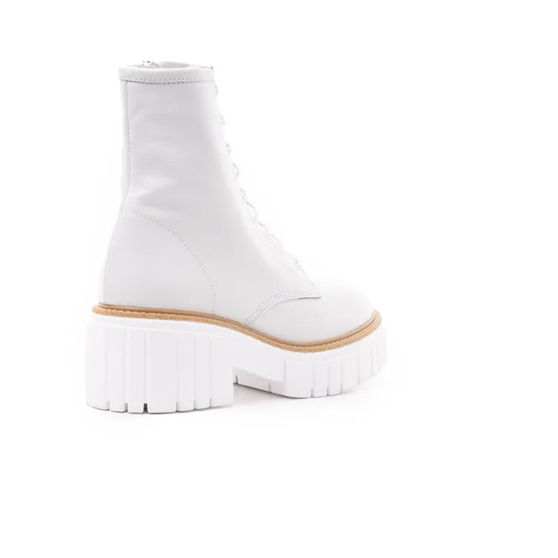 Kington White Leather