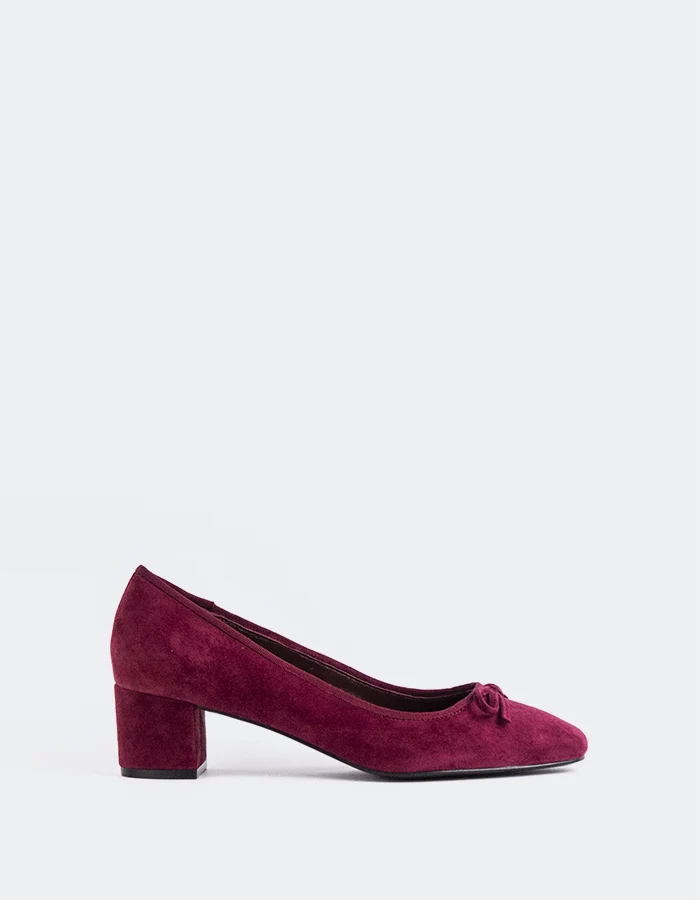 Ruslan Burgundy Suede