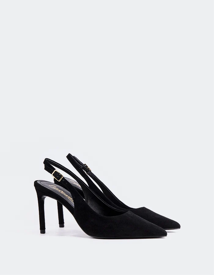 Zinnara Black Suede
