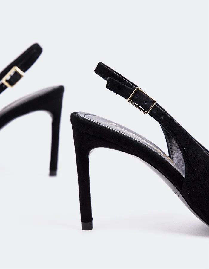 Zinnara Black Suede