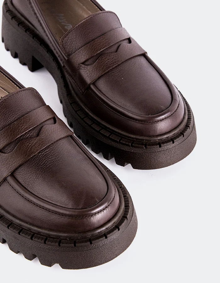 Lydia Brown Leather