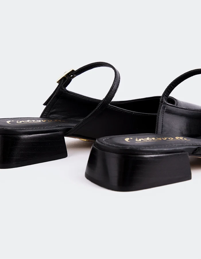 Calantha Black Leather