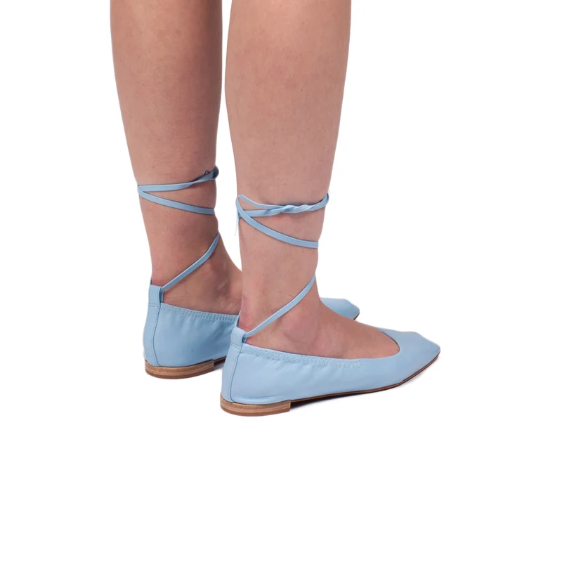 Oriel Blue Leather