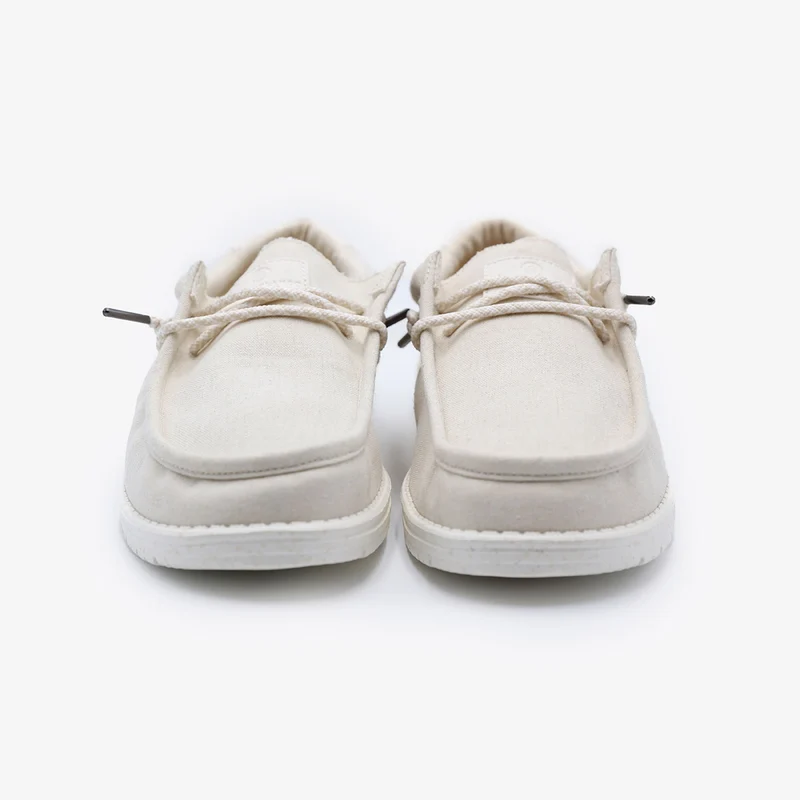 Chaussures bateau Saint-Jean écru