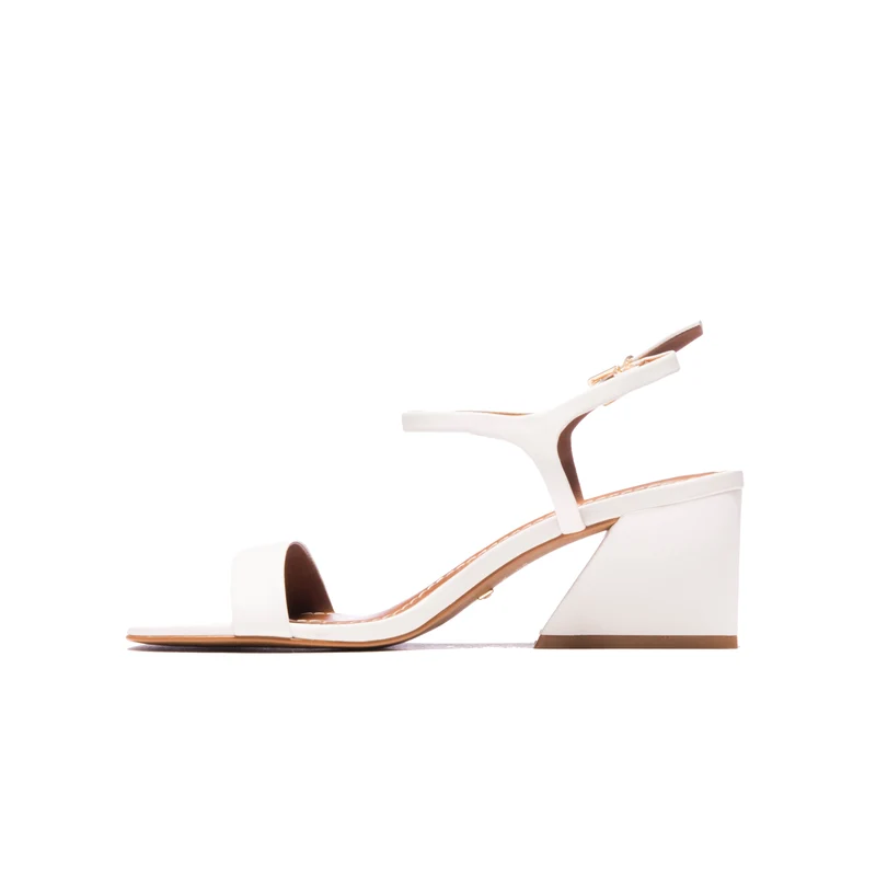 Ignacia White Leather