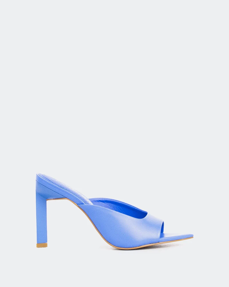 Palms, Blue Leather/Cuir Bleu