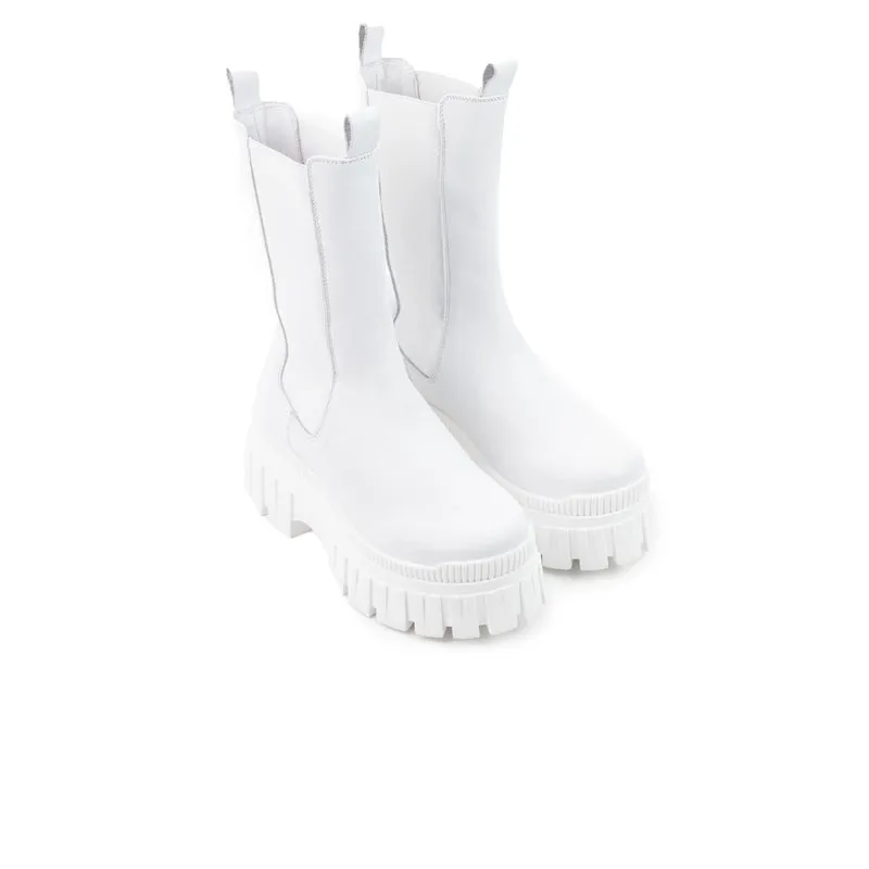 Goyle White Leather