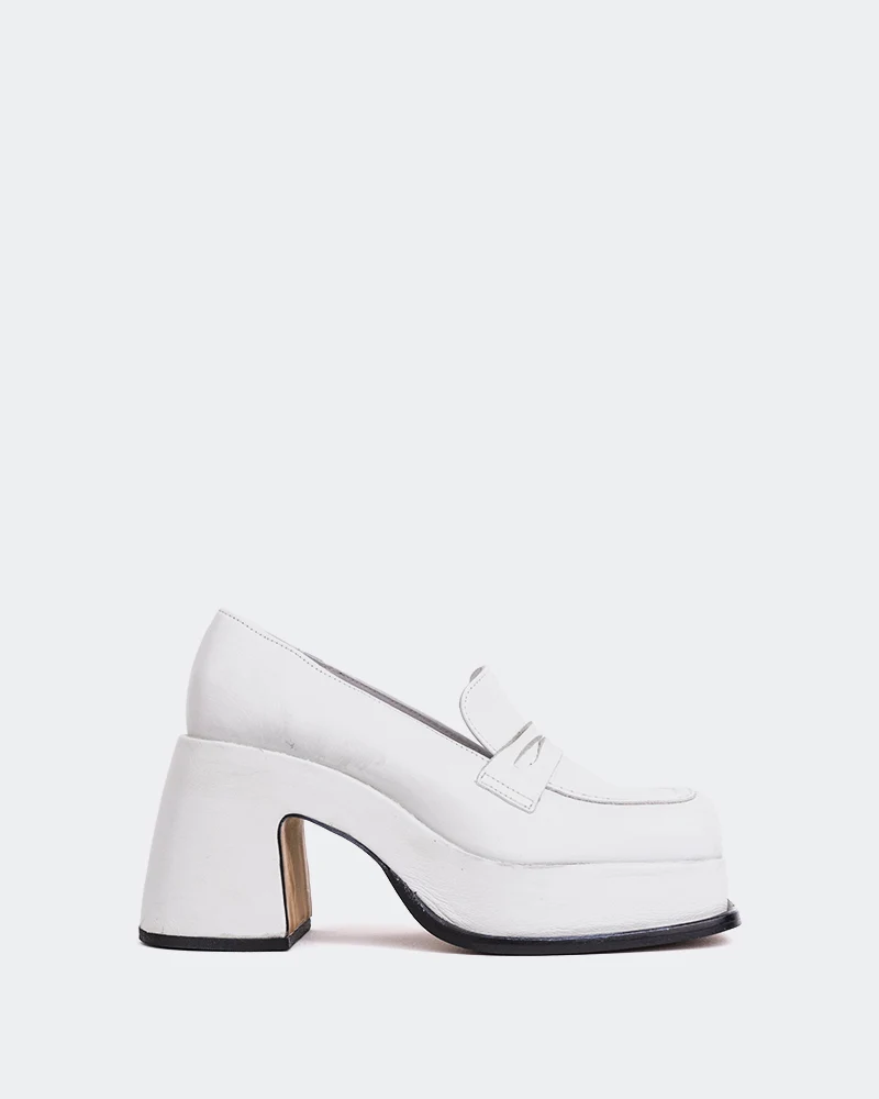 Rochfort White Leather