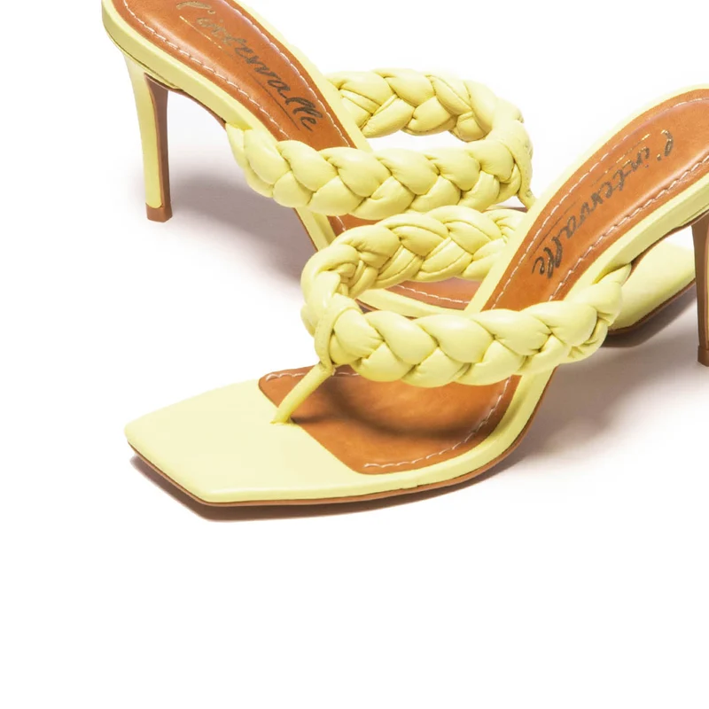 Nerine Yellow Leather