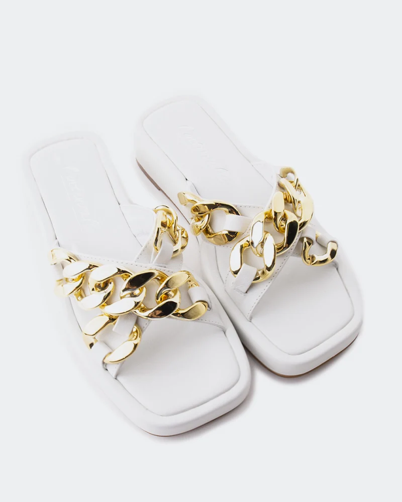 Petrini White Leather